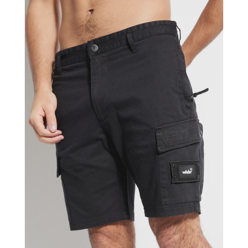 WNDRR CARGO SHORT JK018BLK|30|32|34|36|38