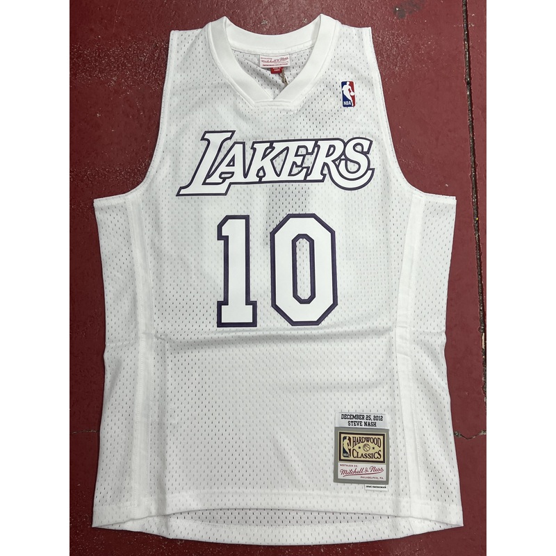 MNLL6525 LAKERS NASH WHITE|M|L|XL|XXL|3XL|4XL|5XL