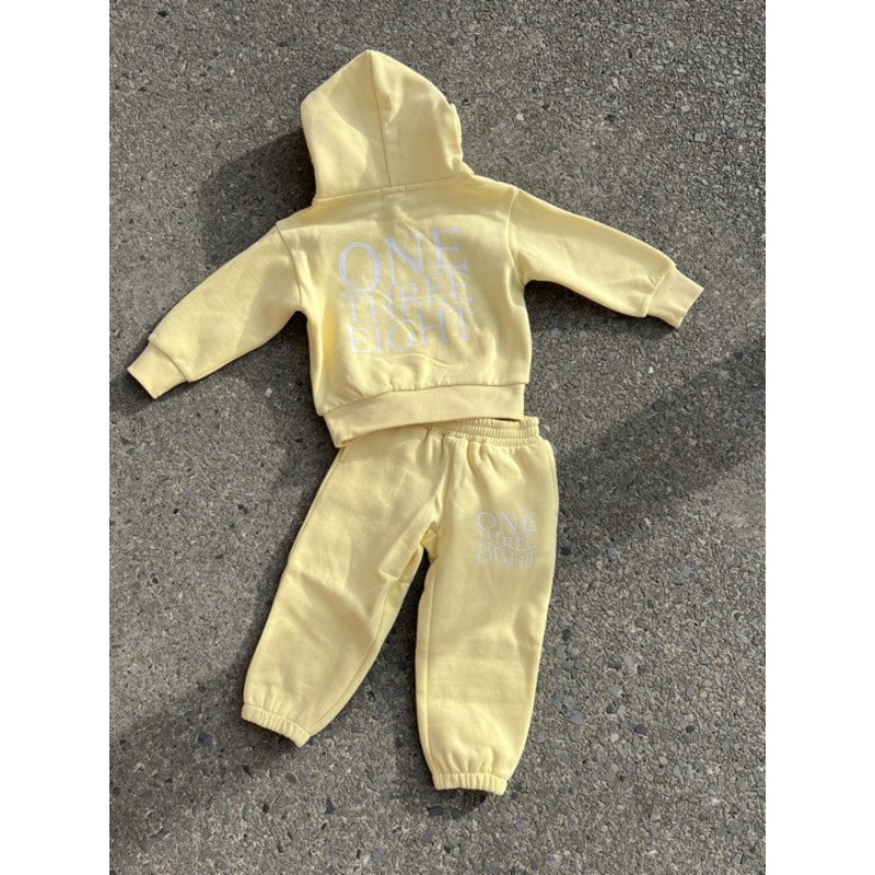 138 WAVY TRACKSUIT KIDS LEMON|6MTHS|1/2|2/3|3/4|4/5|5/6|6/7