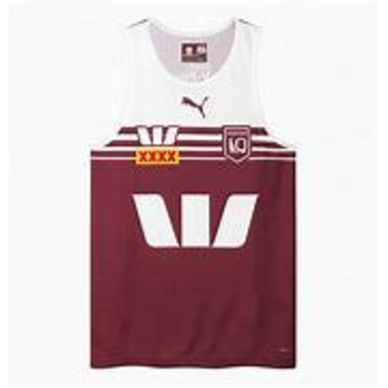 77581101 QUEENSLAND SINGLET|S|M|L|XL|XXL|3XL|4XL