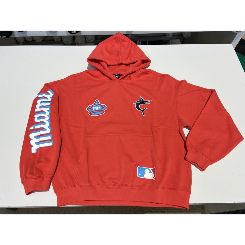 MJMM1389 MAJESTIC MARLINS HOOD