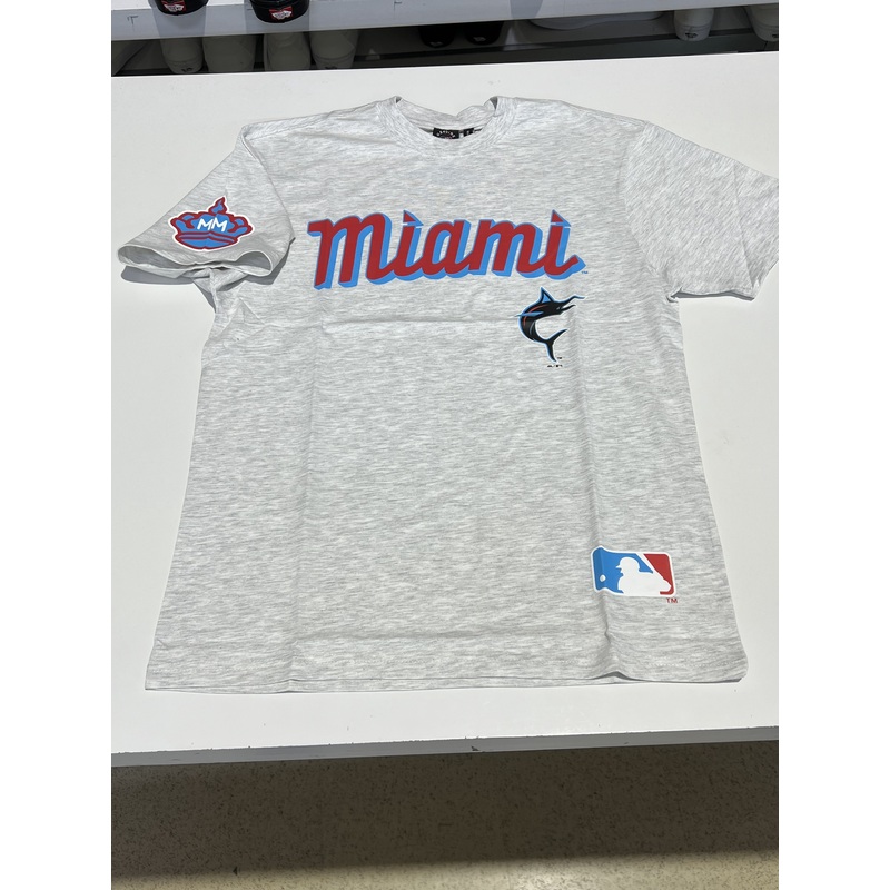 MJMM1390 MAJESTIC MARLINS TEE|S|M|L|XL|XXL