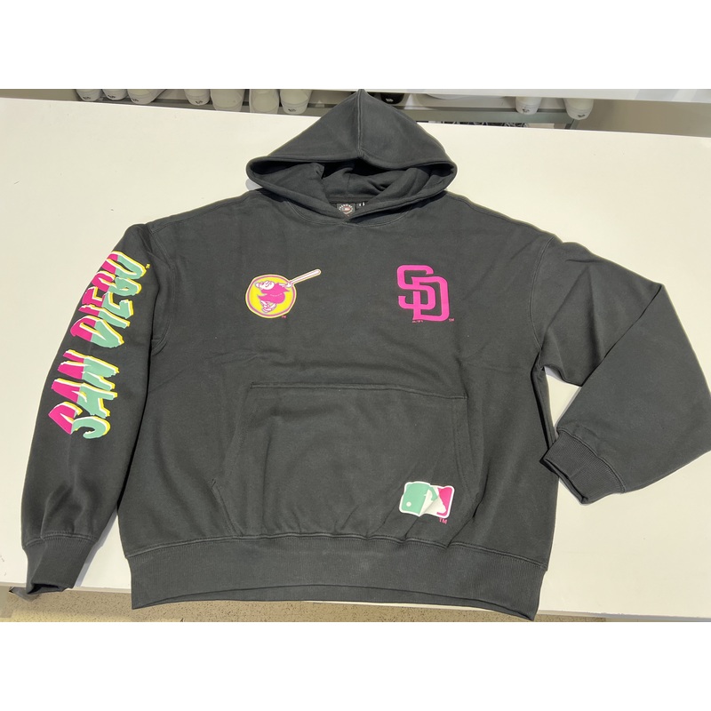 MJSP1389 SAN DEIGO PADRES PATCH HOOD