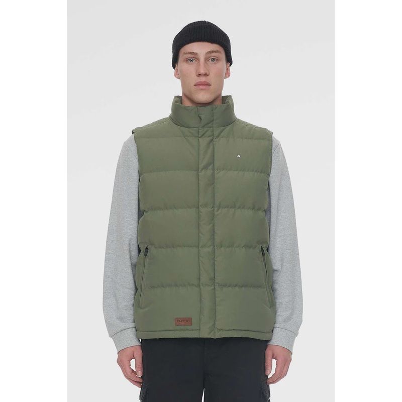 MDVE411401 HUFFER M CLASIC VEST KHAKI
