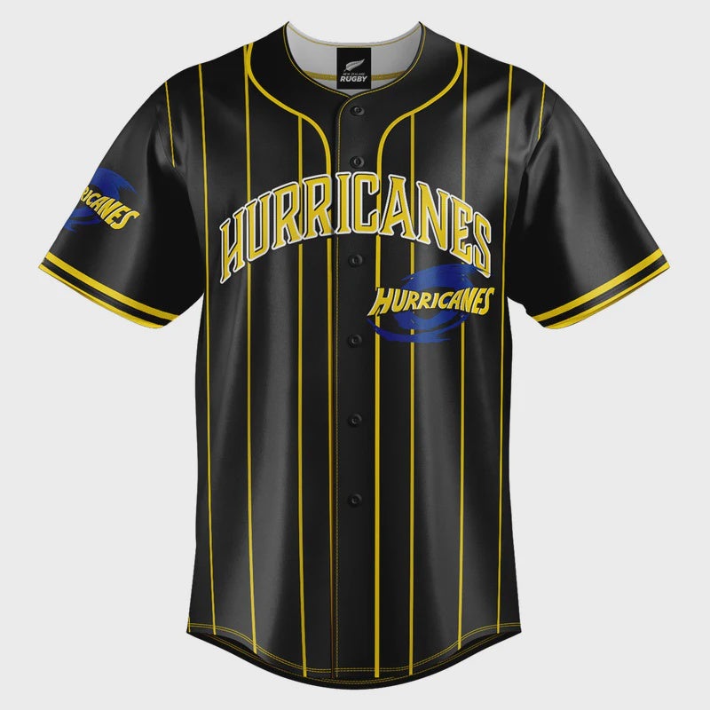 NZRHU83GA HURRICANES BASEBALL SHIRT