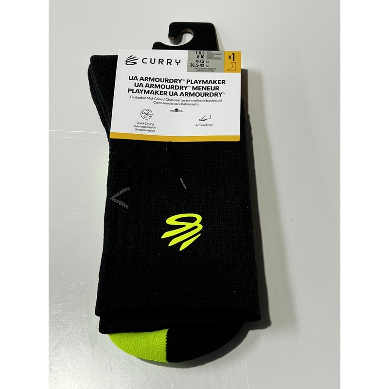 1376231004 UA CURRY SOCKS|M|L|XL