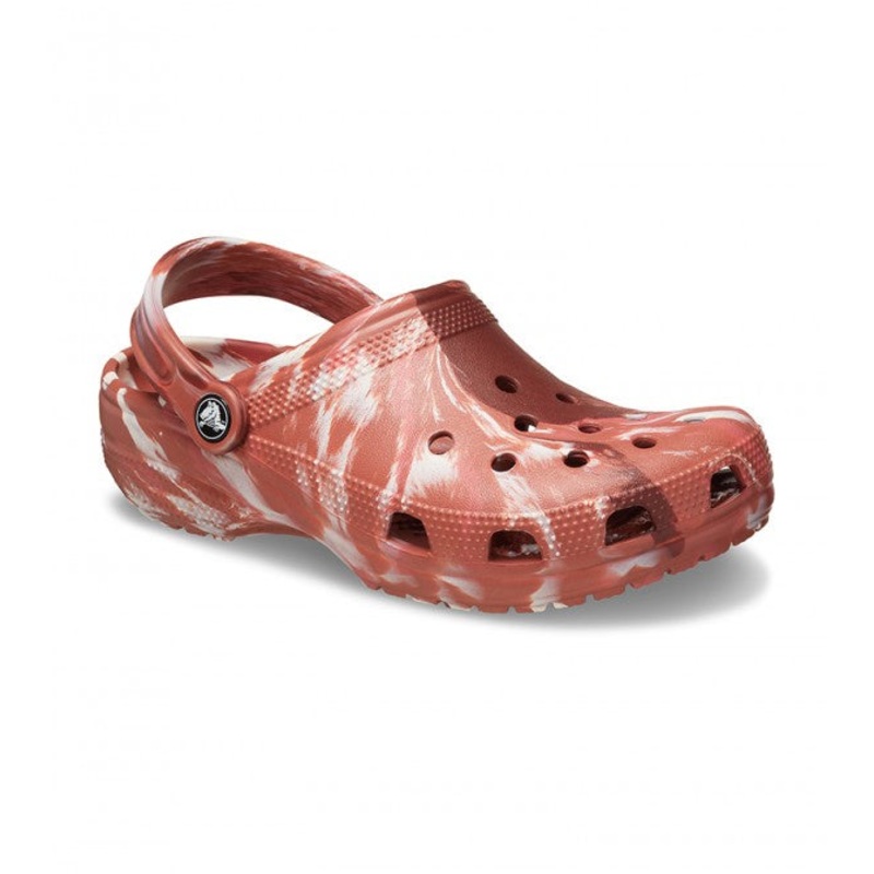 206867-2FM CROCS MARBLED DARK CLAY