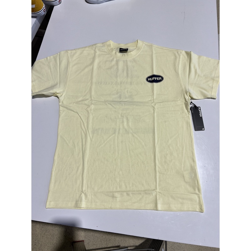 MTE43S5514 HUFFER BLOCK TEE LEMON