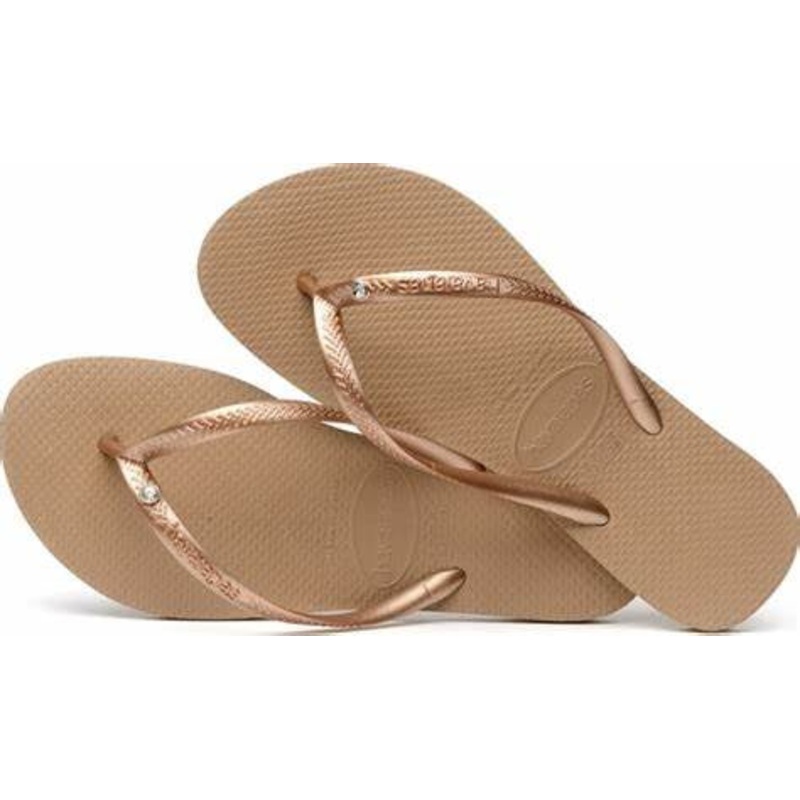HAVAIANA SLIM CRYSTAL ROSE GOLD