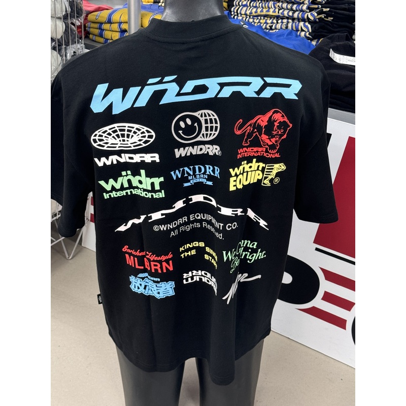 IA006BLK WNDRR REPRESENT TEE|S|M|L|XL|XXL|3XL