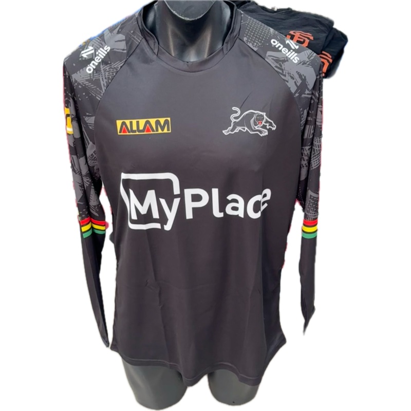 PENRITH PANTHERS LS TR TEE|XL|XXL|3XL|4XL|5XL