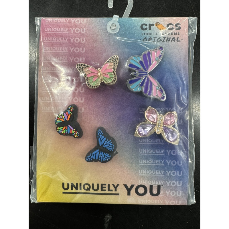 10014339 CROCS JIBBITZ BUTTERFLIES