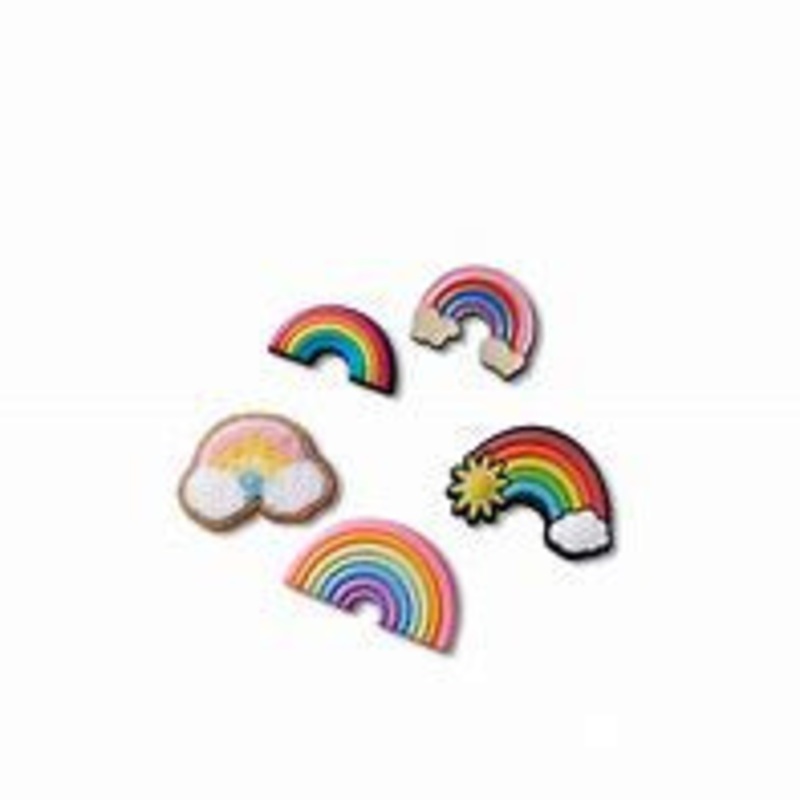 10014342 CROCS JIBBITZ RAINBOWS
