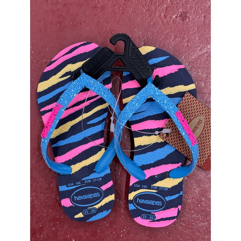HAVAIANA SLIM GLITTER KIDS|27-28|29-30|31-32|33-34|35-36|37-38