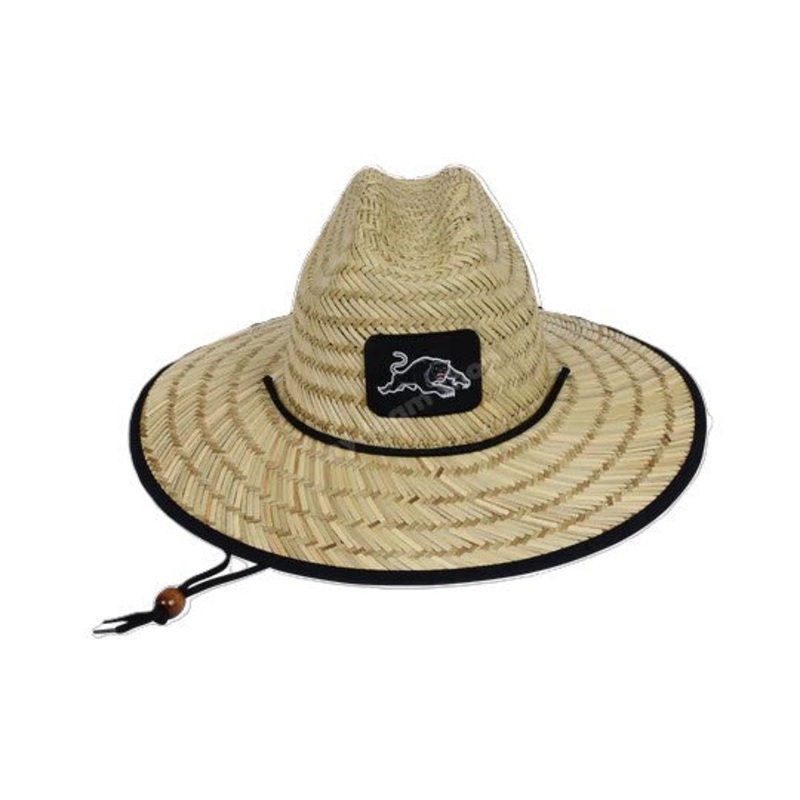 NRL24PPSH PANTHERS STRAW HAT