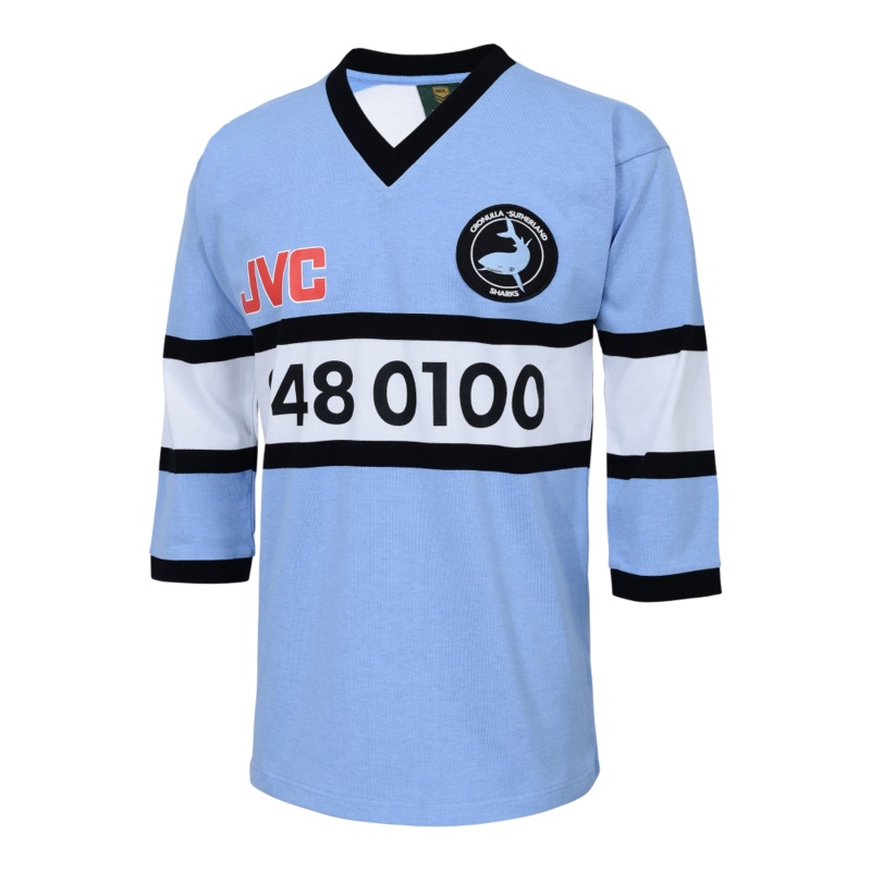 RETROCS80 CRONULLA SHARKS|L|XL|XXL|3XL|4XL