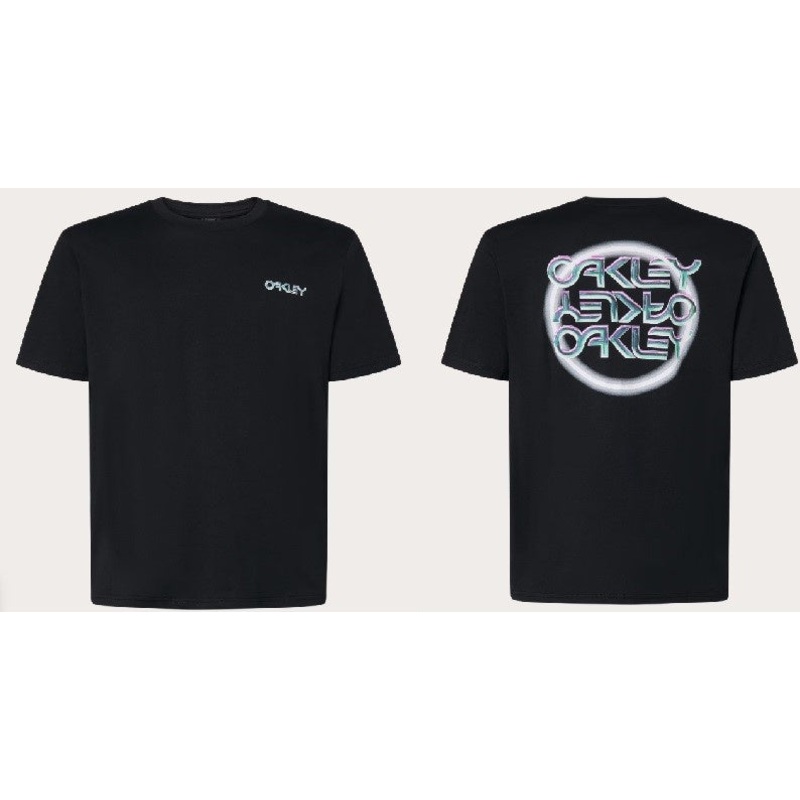 FOA40615602E OAKLEY RINGED TEE BLK