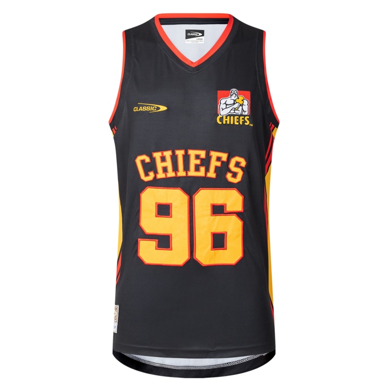 CHR24MBSI CLASSIC CHIEFS BBALL SINGLET