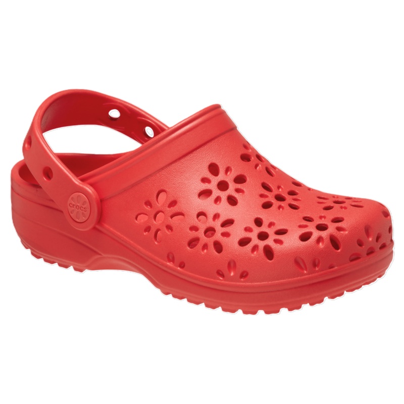 210943-6ZR CROCS FLORAL CUT CHERRY K