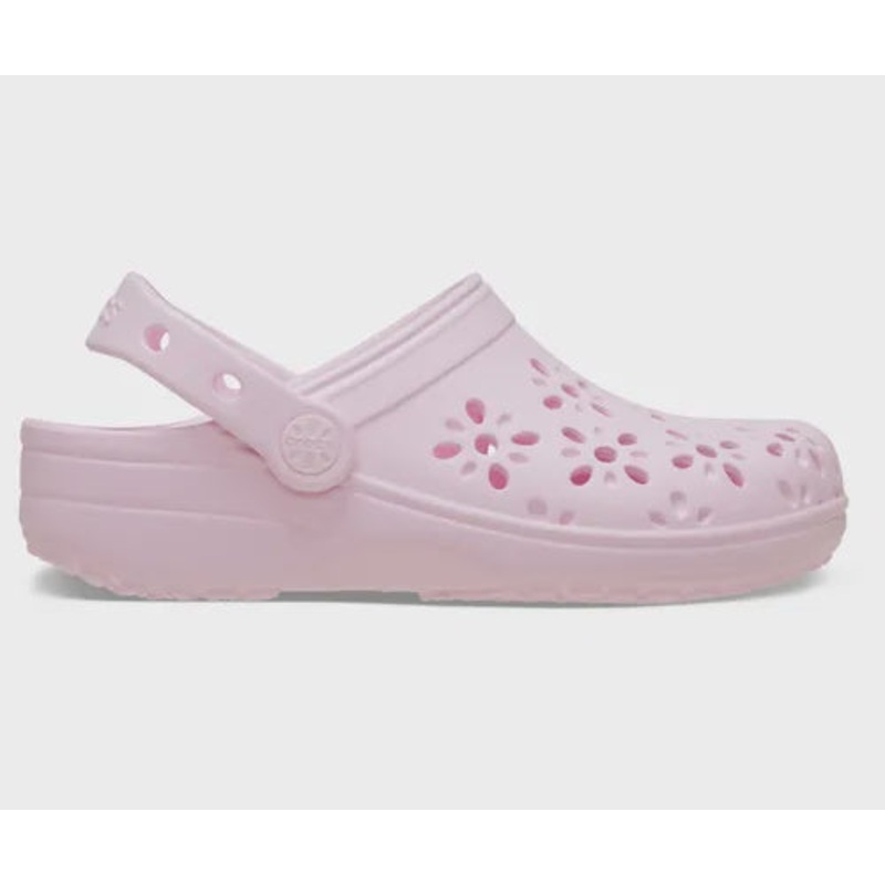 210944-6ZW CROCS FLORAL CUT PINK TOD