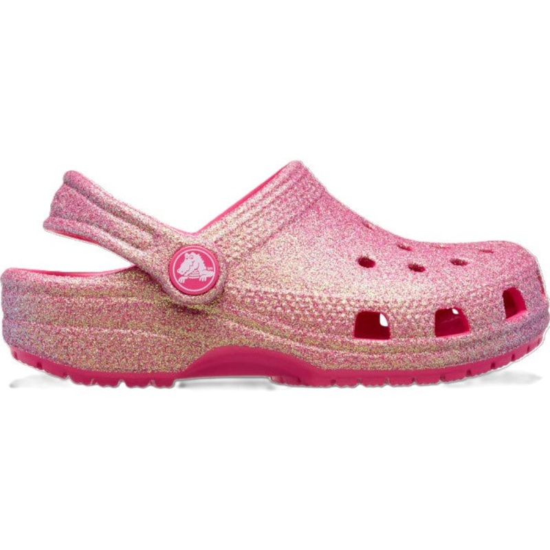 210986-6ZQ CROCS GLITTER DRAGON FRUIT K