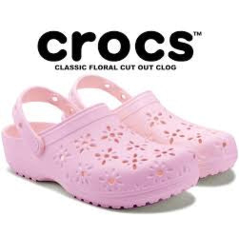 210927-6ZW CROCS FLORALCUT PINK MILK