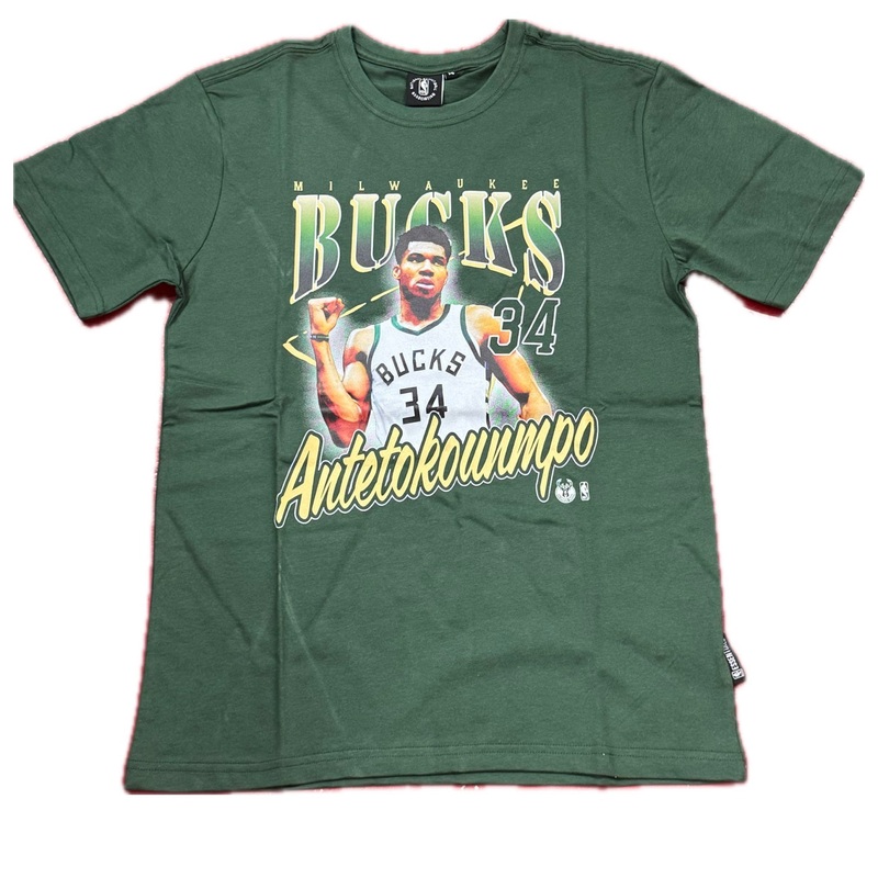 NBGANY7CLX BUCKS KIDS TEE|8|10|12|14|16