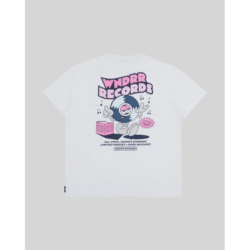 WNDRR VINYL TEE WHITE BA002WHI