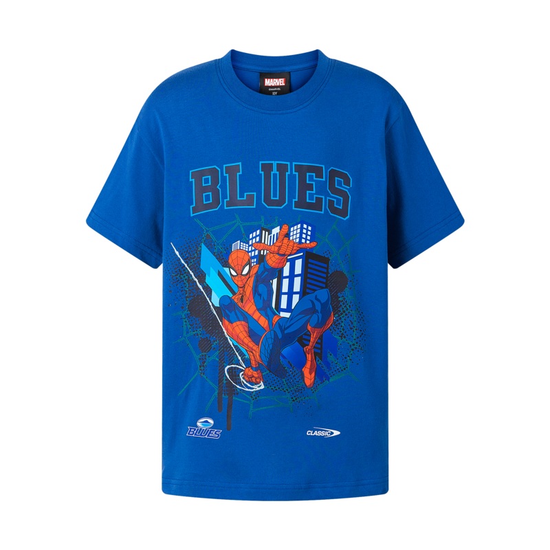 MARVEL BLUES SPIDERMAN K TEE|6|8|10|12|14