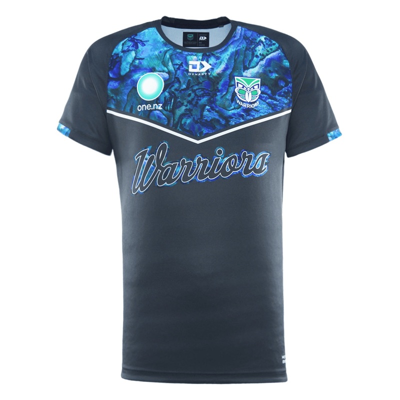 NWTEM25504 NZ WARRIORS CAPTAINS RUN TEE