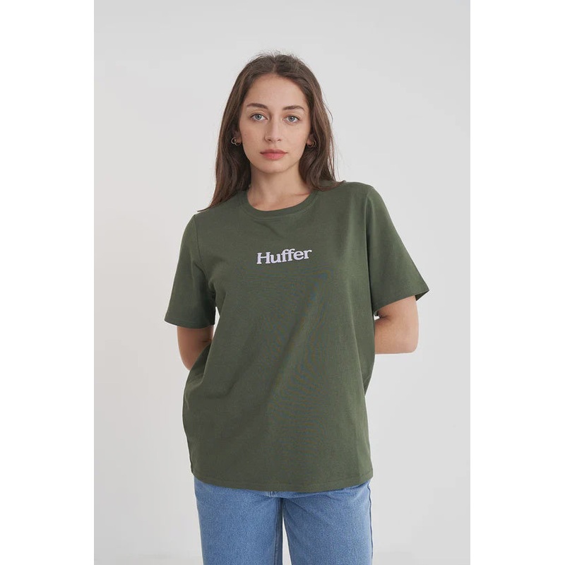 WTE51S5416 HUFFER CLASSIC TEE CYPRESS