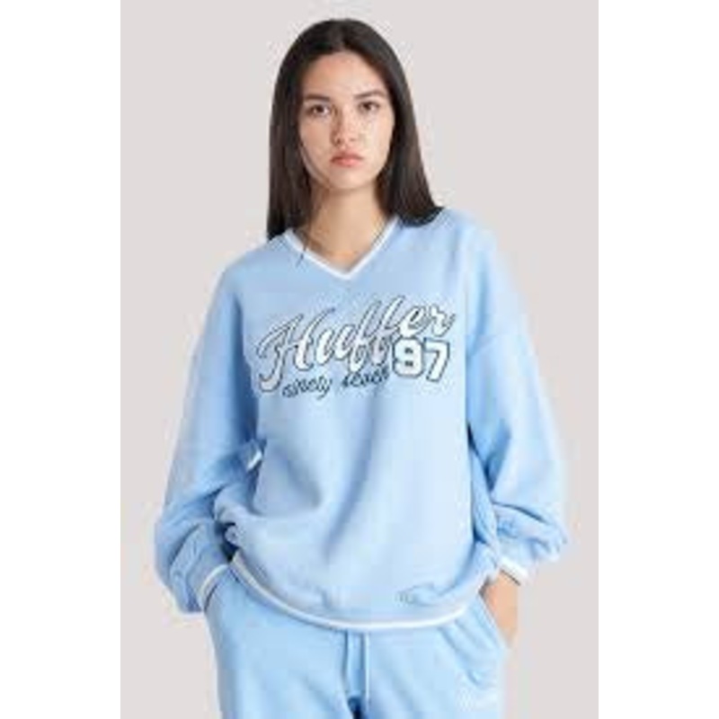 WCR52S9101 HUFFER V NECK CREW W