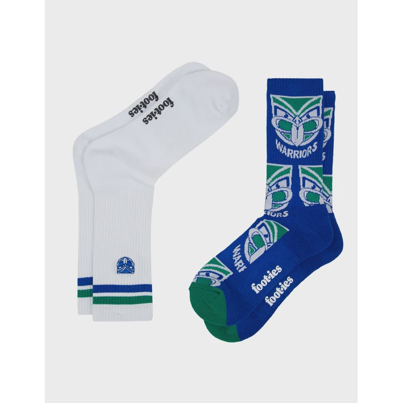 FNEW1451 WARRIORS 2PK|S/M (WMN’S 5-10)|M/L (MEN’S 8-13)