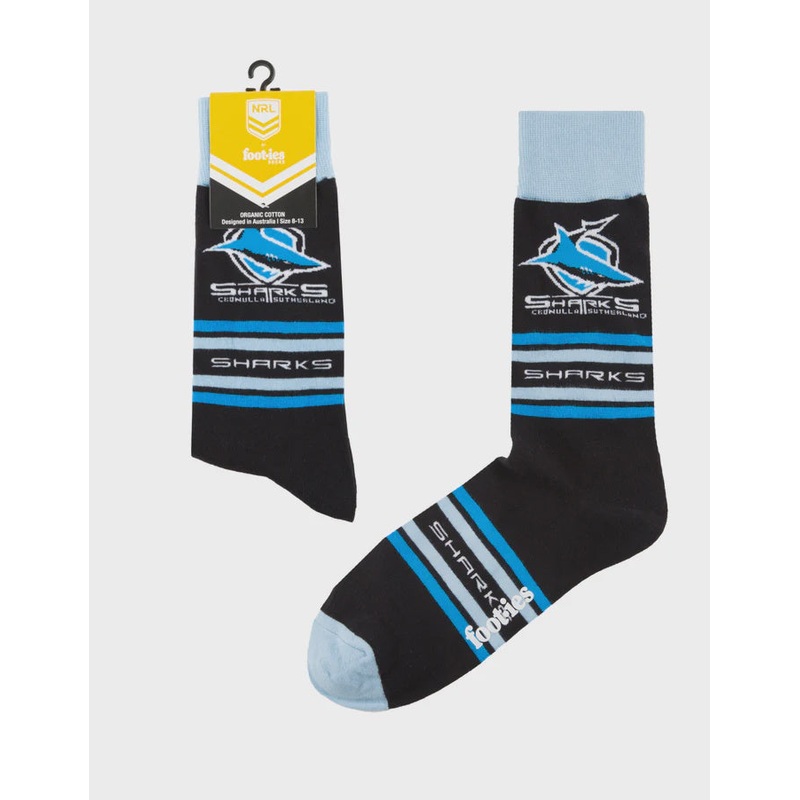 FSHA1171 SHARKS SOCK|M/L (MEN’S 8-13)