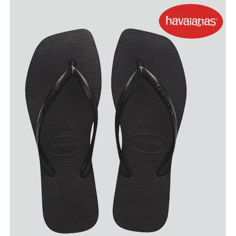 HAVAIANA SQUARE BLACK JANDALS|33/34|35/36|37/38|39/40|41/42