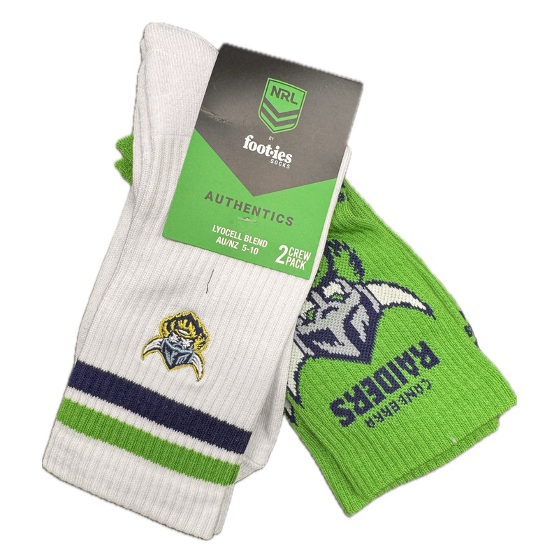 FCAN1444 RAIDERS SOCKS 2PK|S5-10|M8-13