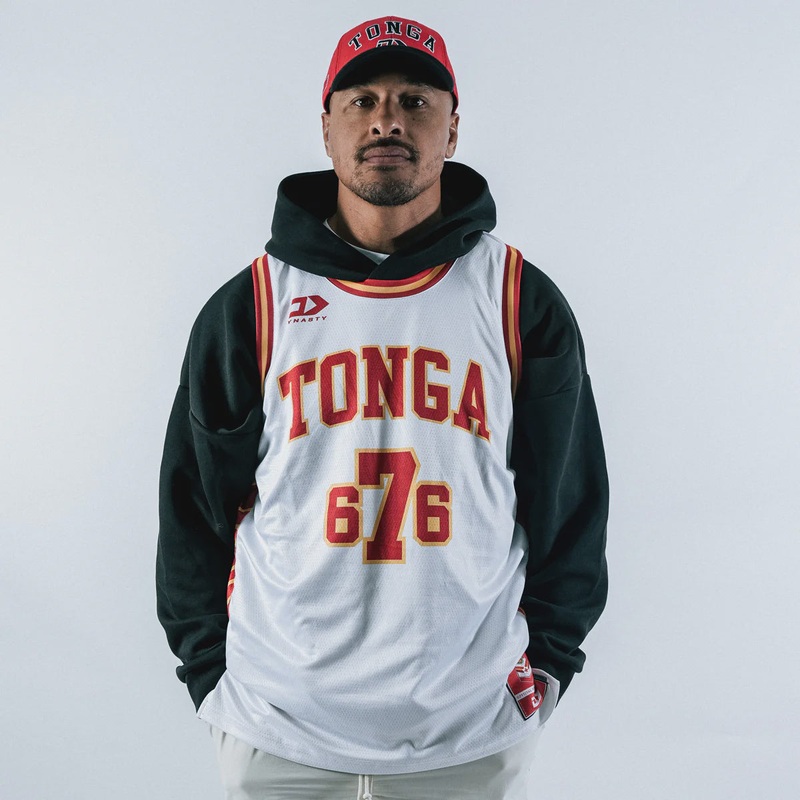TLSIM25003 DYNASTY TONGA BBALL SINGLET