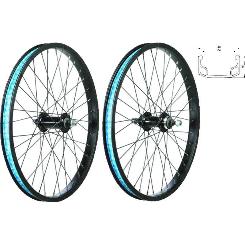 49North 18 BMX Flip Flop Front (Freewheel/Nutted)