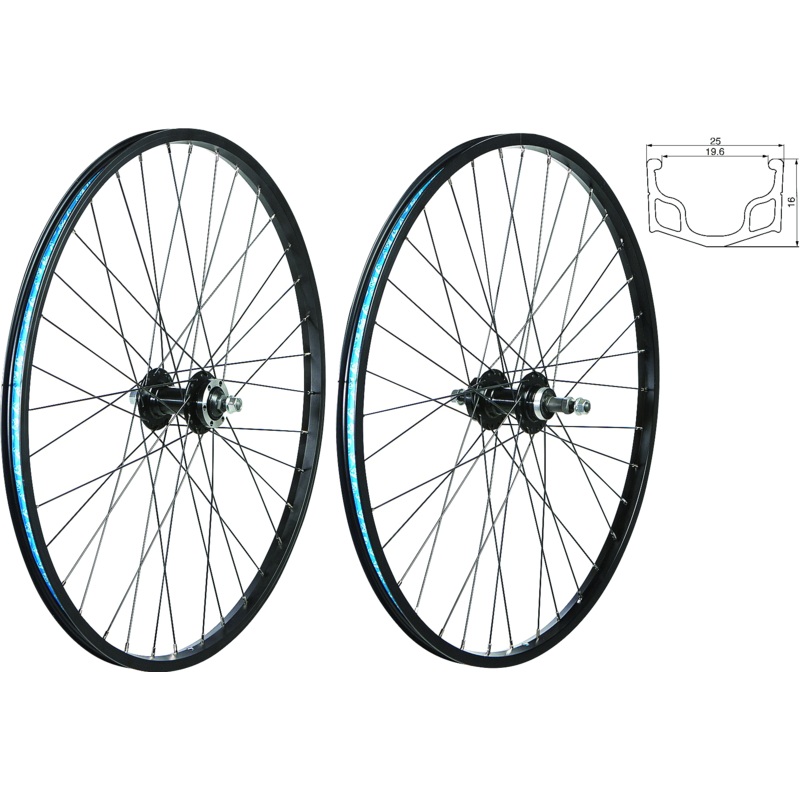 49North 26 Rear Wheel (Freewheel/Nutted)