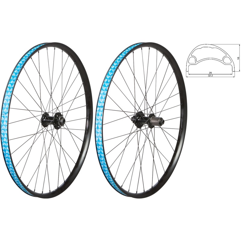 49North 26 Rim & Disc Front Wheel (Freewheel/Nutted)