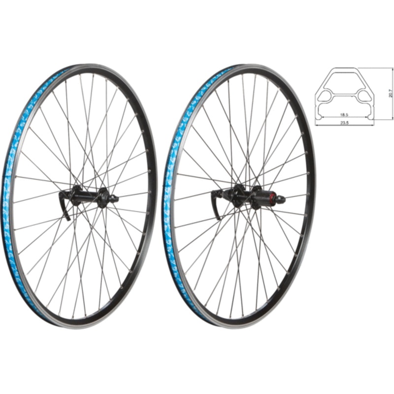 49North 6 Disc Rear Wheel (CL & 6-Bolt/QR)
