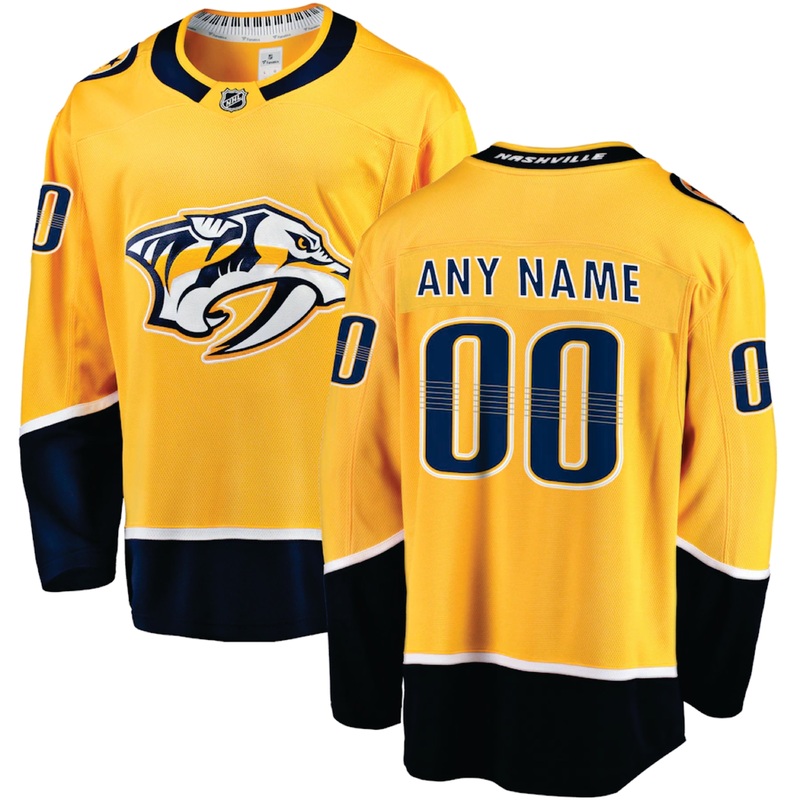 Customizable Nashville Predators Breakaway Jersey
