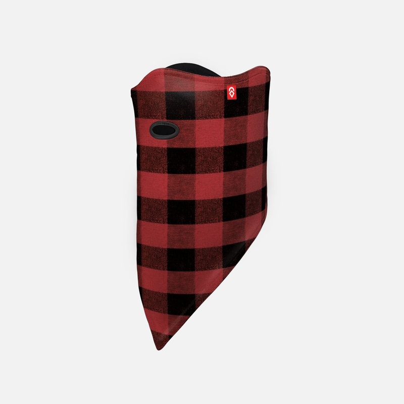 FACEMASK STANDARD 10K SOFTSHELL- RED BUFFALO