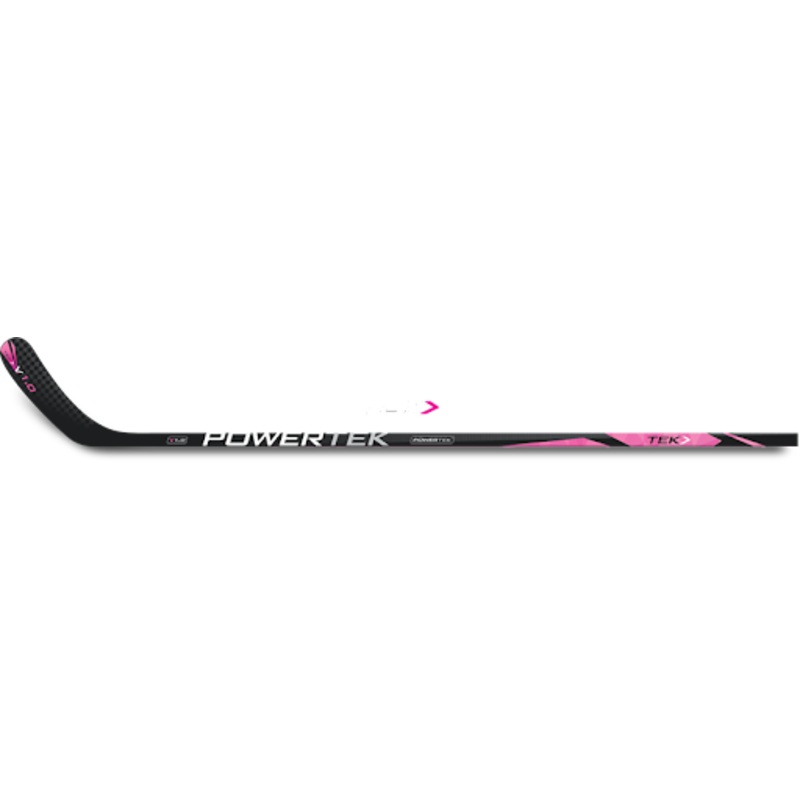 Powertek V1.0 42 Youth Hockey Stick- Pink