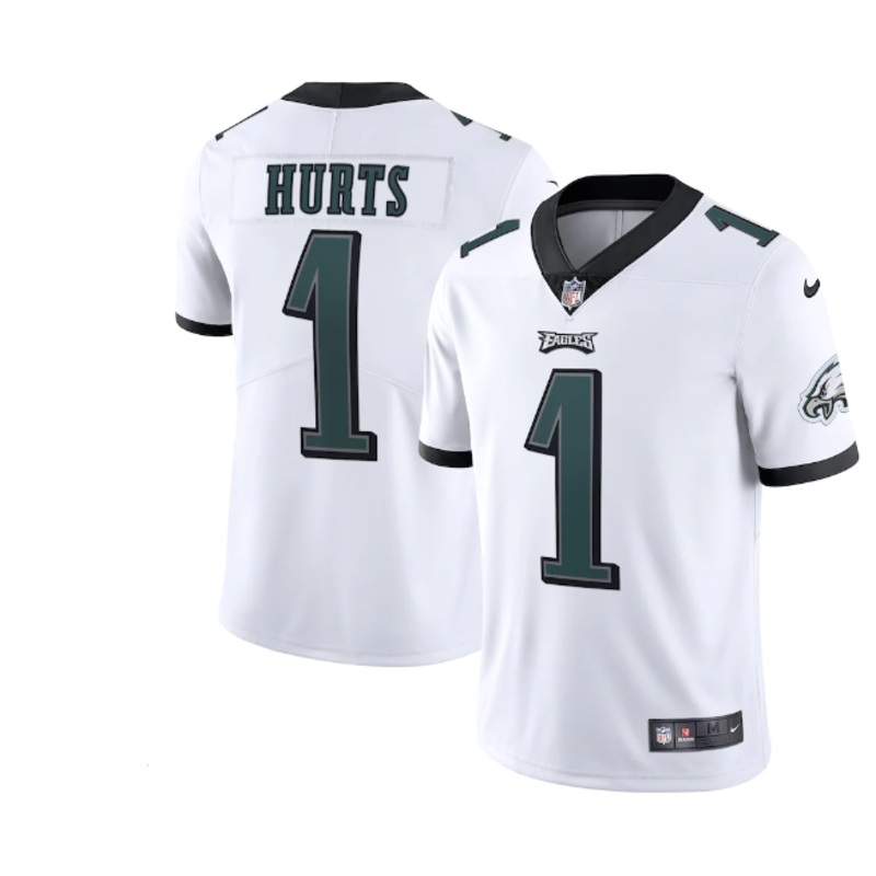 Limited Game Jersey Philadelphia Eagles White Jalen Hurts