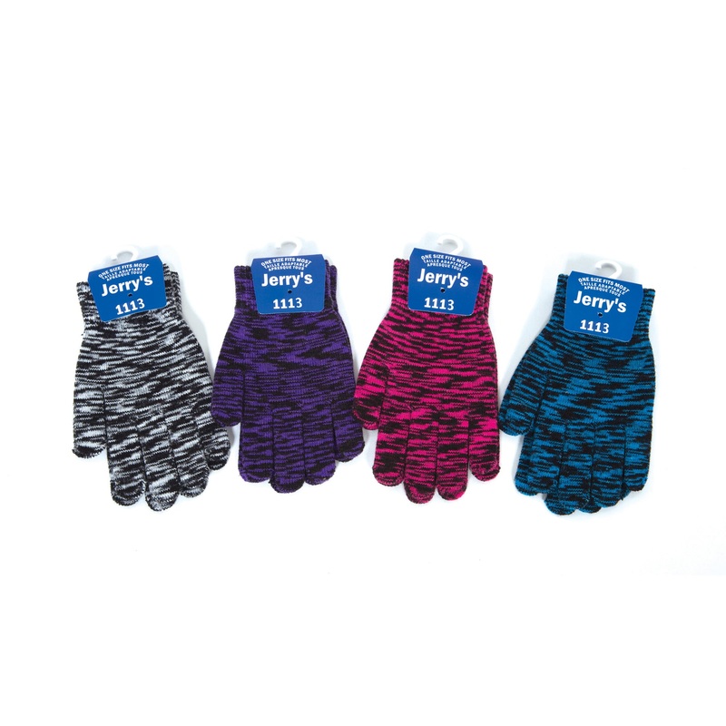 Marled Mini Gloves|FUSCHIA|PURPLE|BLUE|WHITE|SKY BLUE|BLACK/WHITE