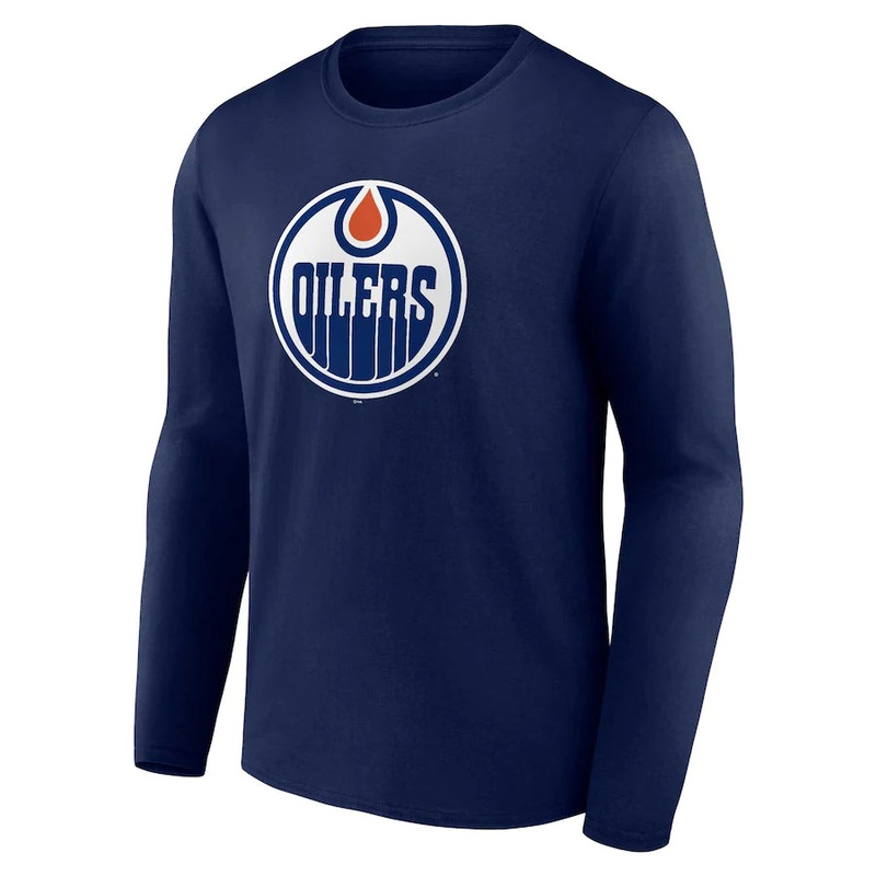 Primary Logo Long Sleeve NHL – Edmonton Oilers