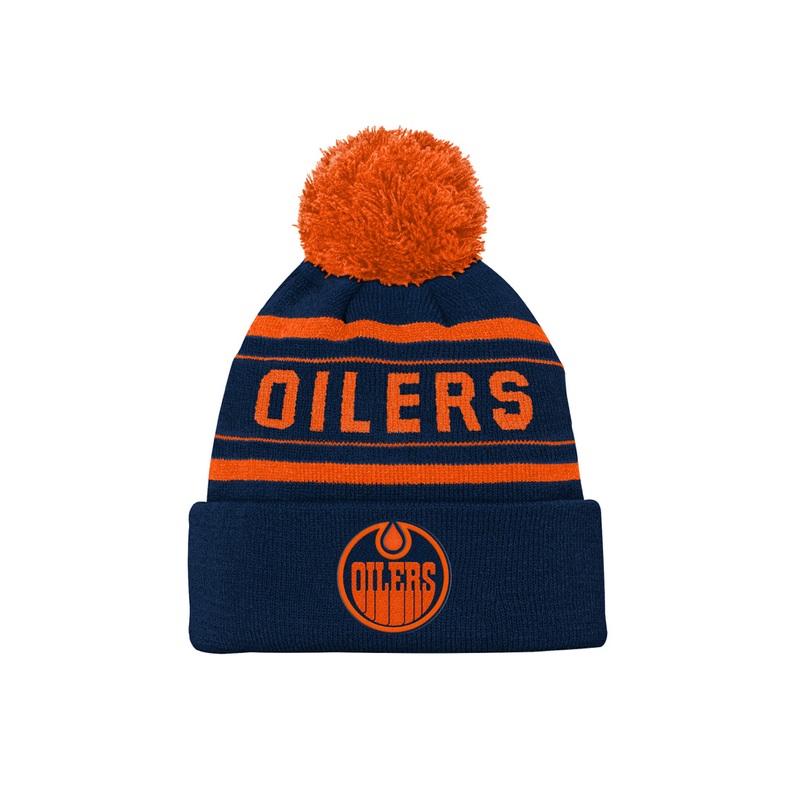 Youth NHL Jacquard Cuff Pom – Edmonton Oilers Alternate
