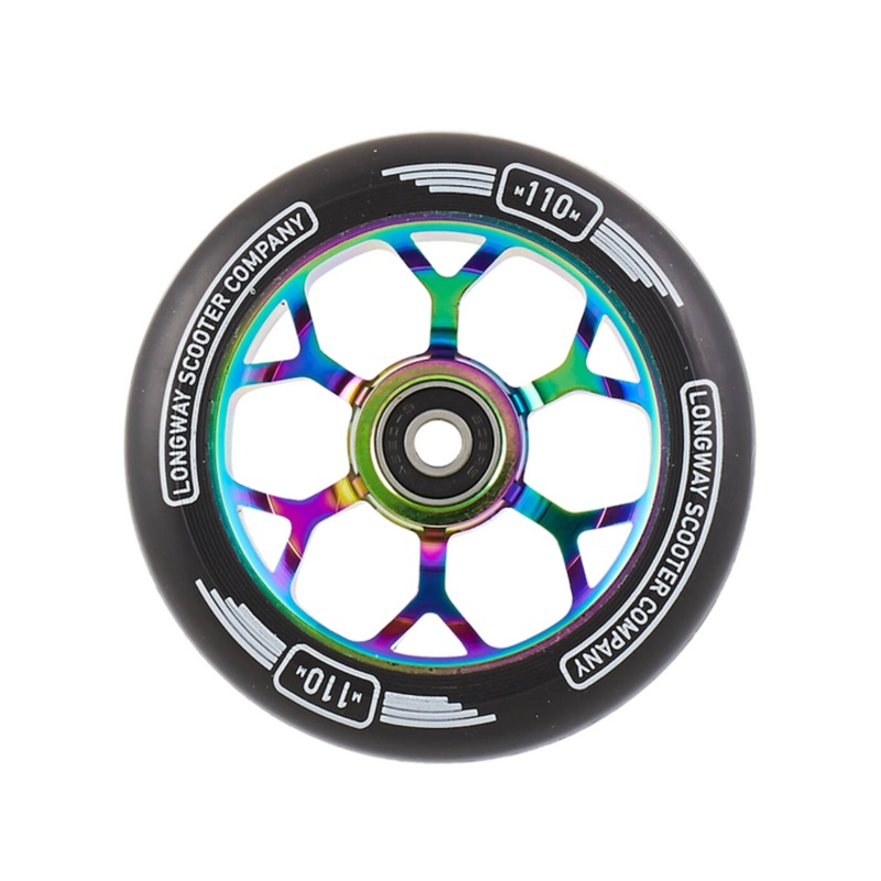 Precinct Spoked Neo Chrome 110mm Wheel (Single)