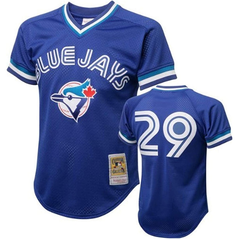 Toronto Blue Jays Joe Carter 1993 Authentic Cooperstorn Mesh Batting Practice Jersey